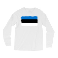 Estonian Flag Estonia Long Sleeve T Shirt Long Sleeve Shirts | Artistshot