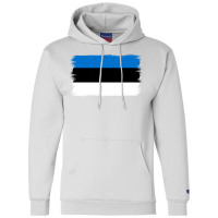 Estonian Flag Estonia Long Sleeve T Shirt Champion Hoodie | Artistshot