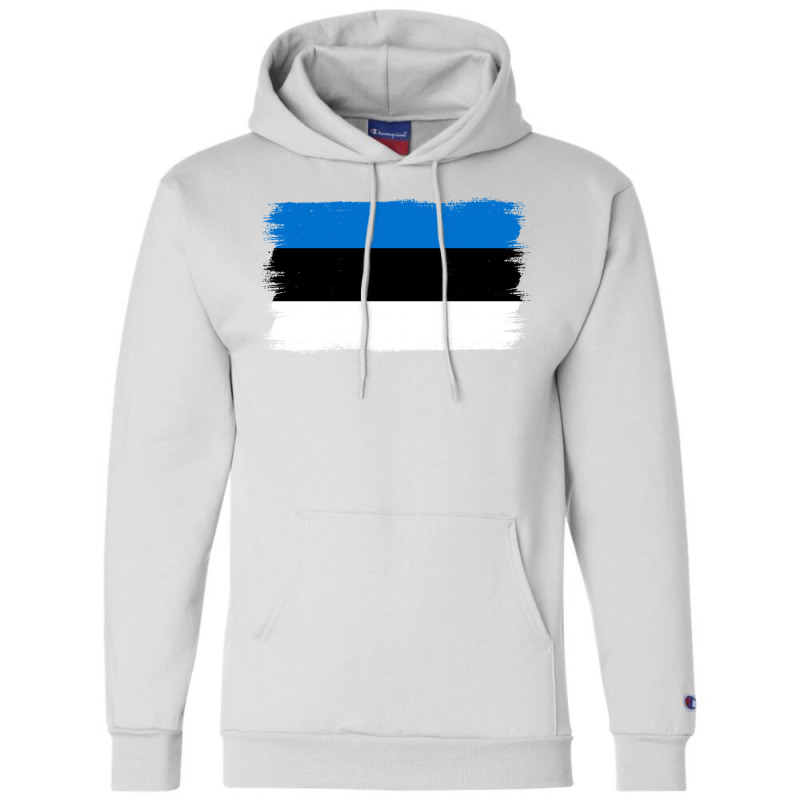 Estonian Flag Estonia Long Sleeve T Shirt Champion Hoodie | Artistshot