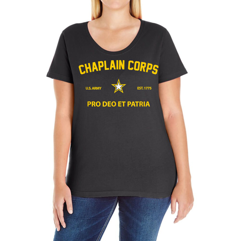 Us Army Chaplain Corps T Shirt Ladies Curvy T-Shirt by zagelmaglime | Artistshot