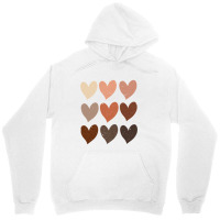 Diversity Hearts, Skin Tone Hearts Unisex Hoodie | Artistshot