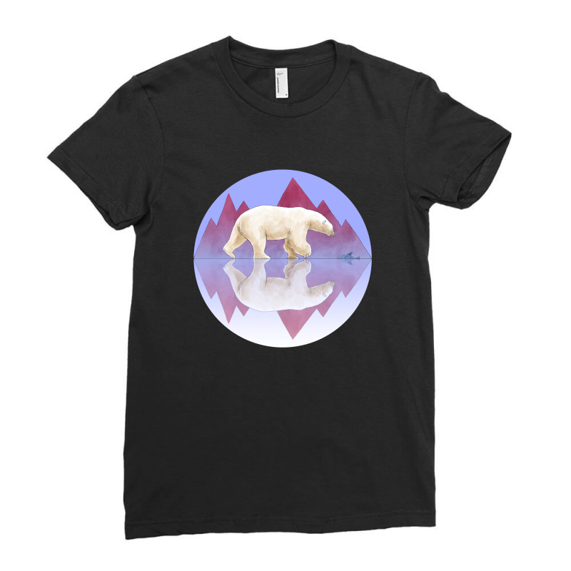 Polar Bear Ladies Fitted T-Shirt by autlu2024 | Artistshot