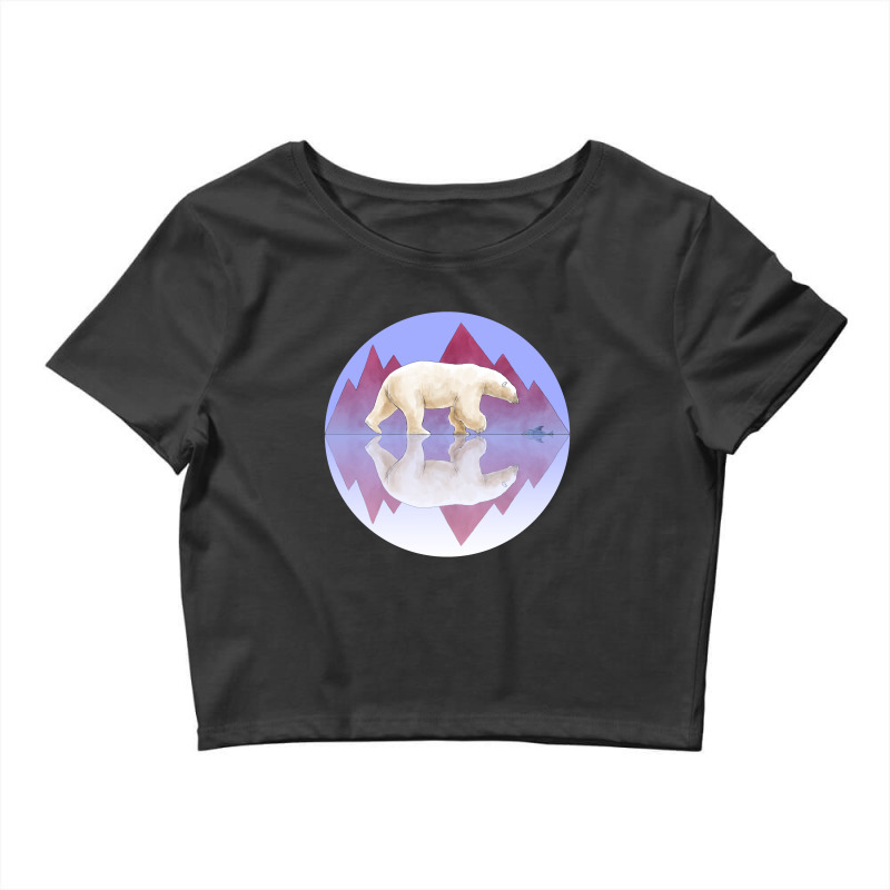 Polar Bear Crop Top by autlu2024 | Artistshot