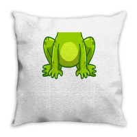 Frog Costume Toad Kids Cute Frog Halloween T Shirt Throw Pillow | Artistshot