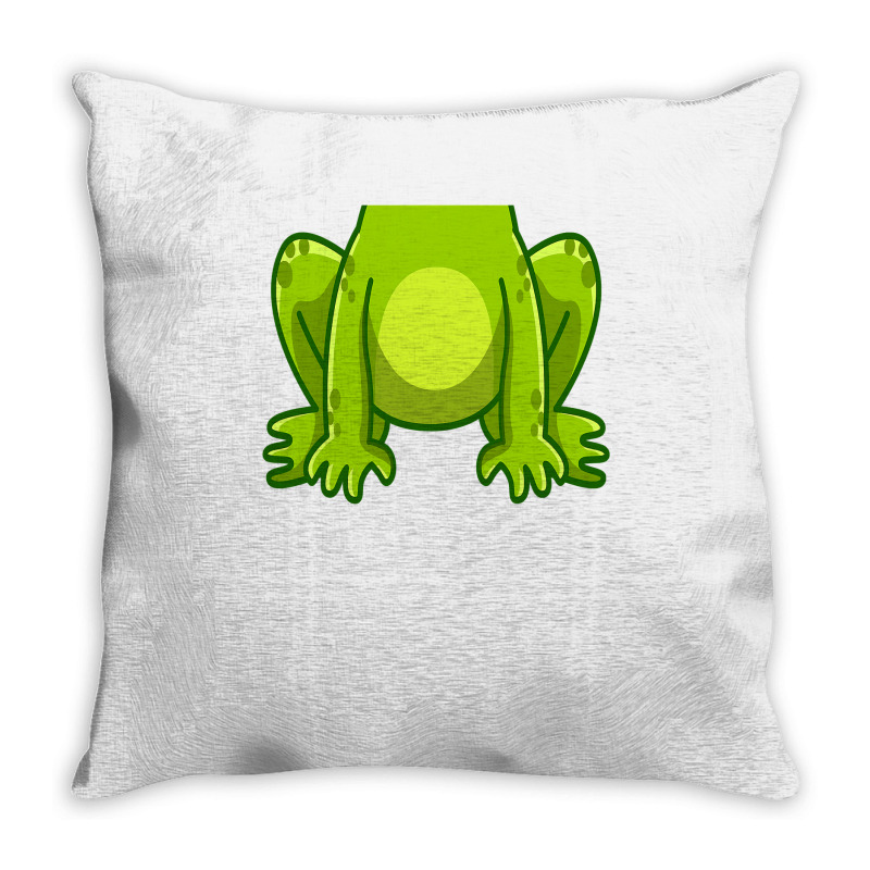 Frog Costume Toad Kids Cute Frog Halloween T Shirt Throw Pillow | Artistshot