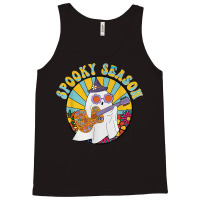 Spooky Season Peace Love Ghost Play Guitar For Halloween T Shirt Tank Top | Artistshot