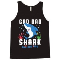 God Dad Shark Family Matching Tank Top | Artistshot