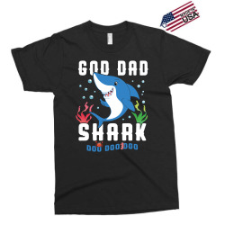 god dad shark family matching Exclusive T-shirt | Artistshot