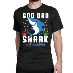 god dad shark family matching Classic T-shirt | Artistshot