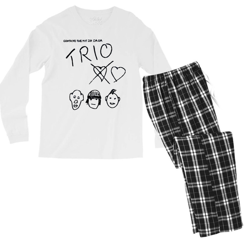 Trio Da Da Da Men's Long Sleeve Pajama Set | Artistshot