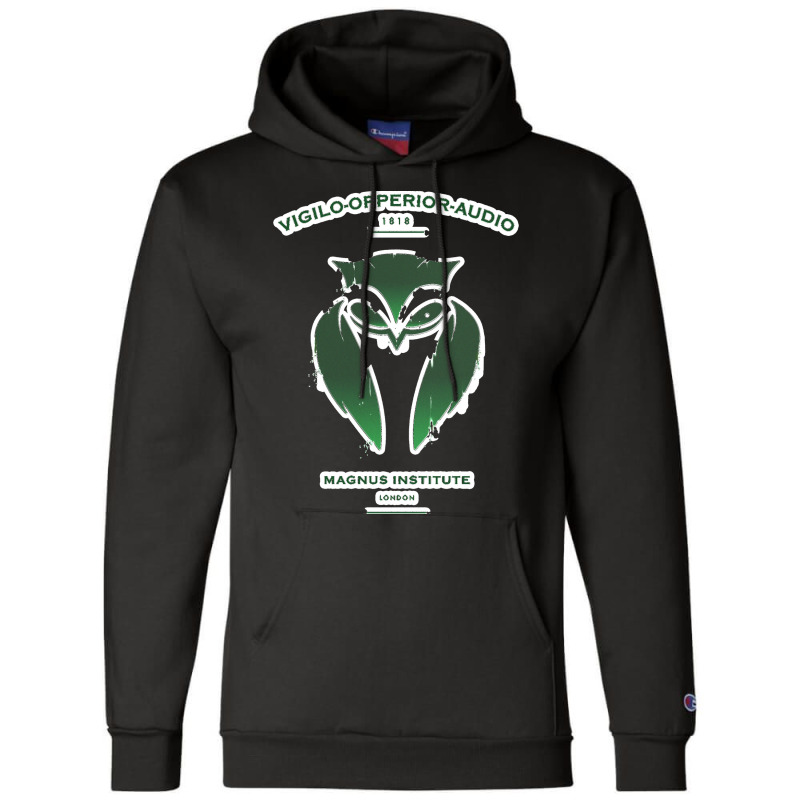 Vigilo Operior Audio Champion Hoodie | Artistshot