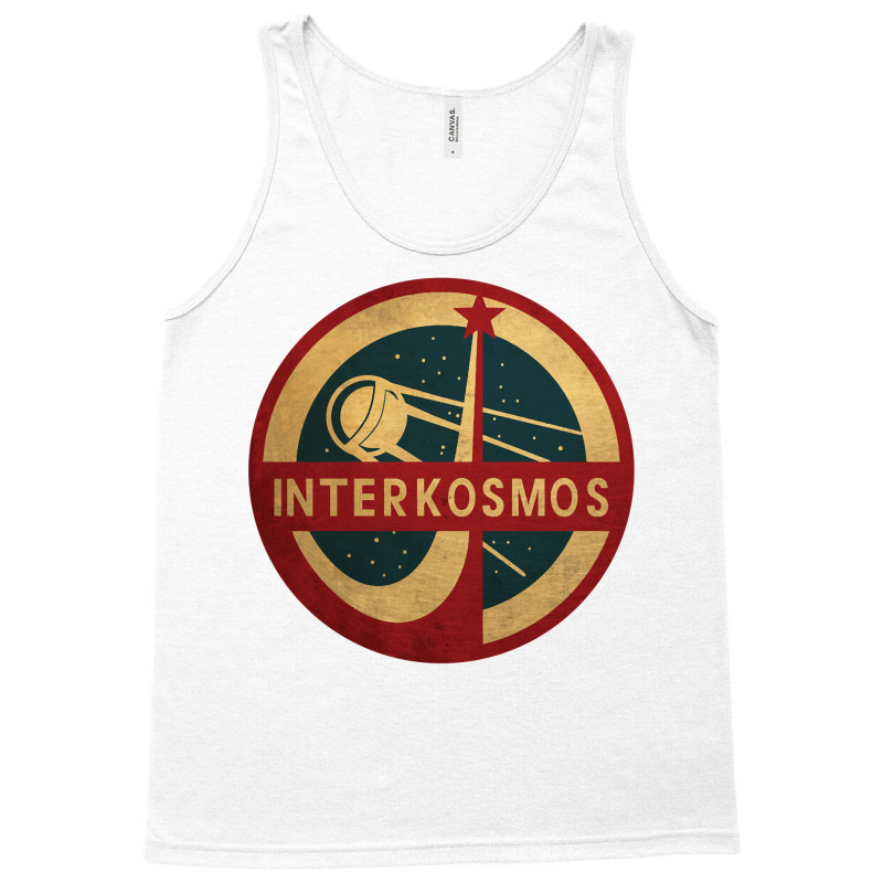 Vintage Interkosmos Space Program Sputnik Satellite Tank Top | Artistshot