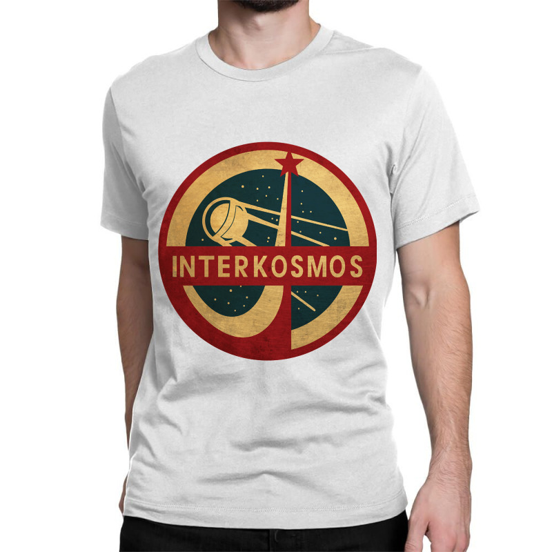 Vintage Interkosmos Space Program Sputnik Satellite Classic T-shirt | Artistshot