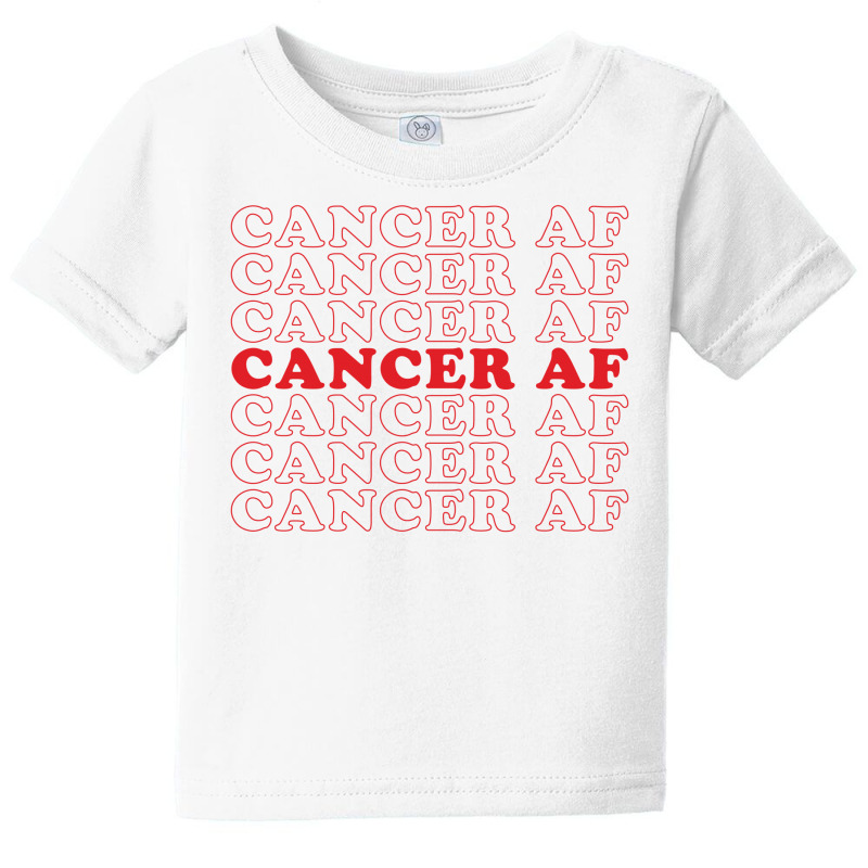 Cancer Af Baby Tee | Artistshot