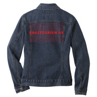 Sagittarius Af Ladies Denim Jacket | Artistshot