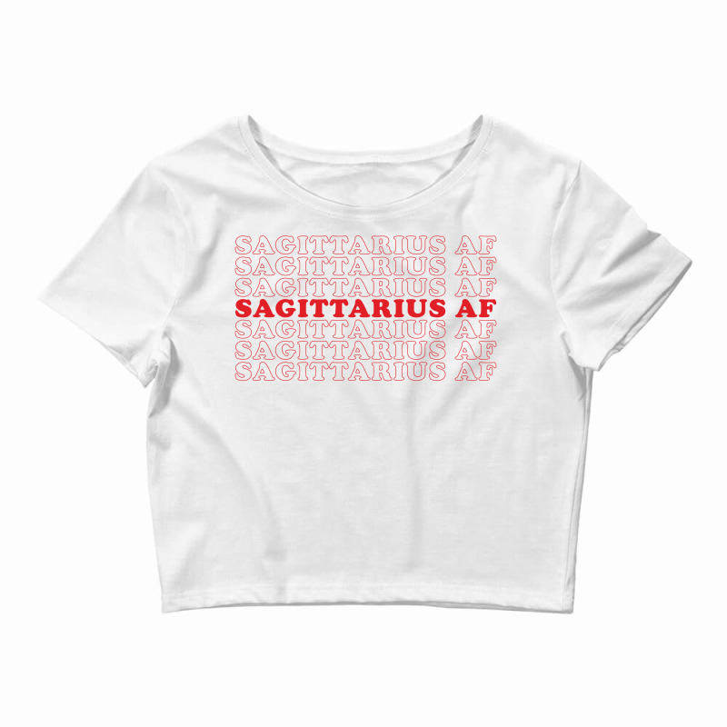 Sagittarius Af Crop Top by Artees Artwork | Artistshot