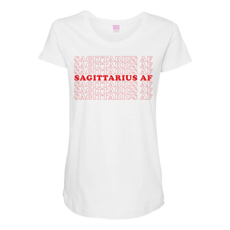 Sagittarius Af Maternity Scoop Neck T-shirt by Artees Artwork | Artistshot