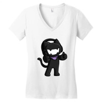 Retro  Black Octane Mens Womens Women's V-neck T-shirt | Artistshot