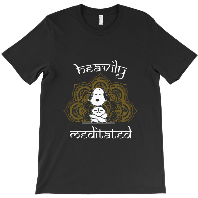 Peanuts Funny Heavily Meditated T-shirt | Artistshot