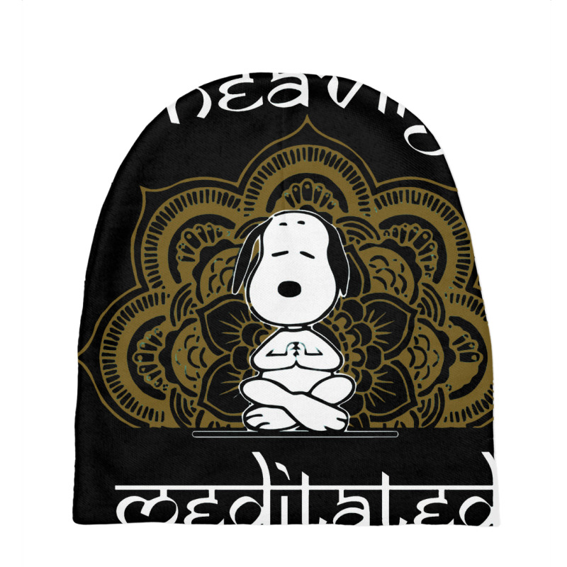 Peanuts Funny Heavily Meditated Baby Beanies | Artistshot