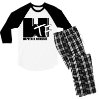 Wtf Happened To Music Solid Men's 3/4 Sleeve Pajama Set | Artistshot