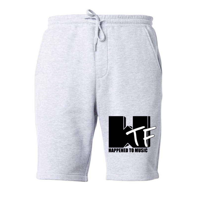 Wtf Happened To Music Solid Fleece Short | Artistshot