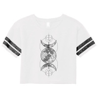 Triple Moon Goddess Witch Wicca Pagan Hecate Occult Wiccan T Shirt Scorecard Crop Tee | Artistshot