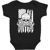 Truck Driver Patriotic Trucker Independence Day Teamster T Shirt Baby Bodysuit | Artistshot