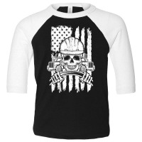 Truck Driver Patriotic Trucker Independence Day Teamster T Shirt Toddler 3/4 Sleeve Tee | Artistshot