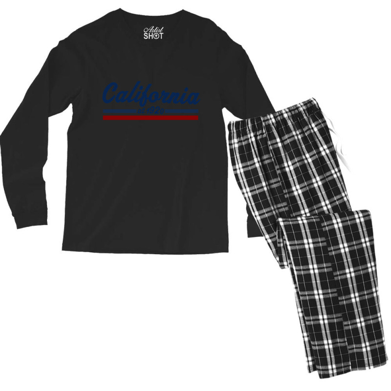 California 1920 Men's Long Sleeve Pajama Set by Bandungan | Artistshot