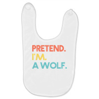 Funny Halloween Costumes For Women Men For Work Wolf Retro T Shirt Baby Bibs | Artistshot