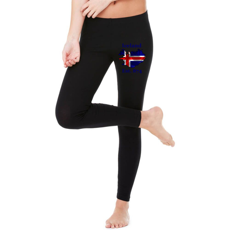 Iceland Flag Est. 874   Nordic Viking Pride Pullover Hoodie Legging by crudobdorrellat | Artistshot