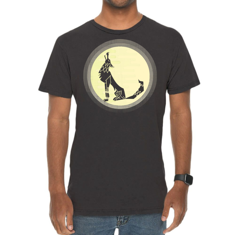 Wolf Full Moon T  Shirt Wolf Full Monn T  Shirt Vintage T-Shirt by tshirtgreyhound | Artistshot