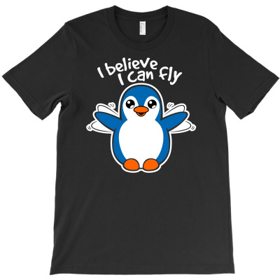 I Believe I Can Fly T-shirt Designed By Icang Waluyo