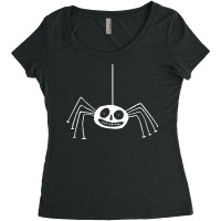 Funny Halloween Spider T  Shirt Funny Halloween Spider #2 T  Shirt Women's Triblend Scoop T-shirt | Artistshot