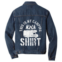 Camping Trailer Camper Van Mobile Home Caravan Motorhome Funny Gifts Men Denim Jacket | Artistshot