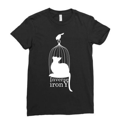 Inverse Irony Ladies Fitted T-shirt Designed By Icang Waluyo