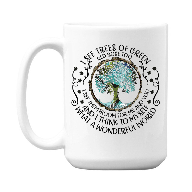 And I Think To Myself What A Wonderful Word Shirt 15 Oz Coffee Mug | Artistshot