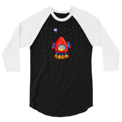 impossible astronaut 3/4 Sleeve Shirt | Artistshot