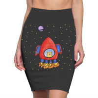 Impossible Astronaut Pencil Skirts | Artistshot