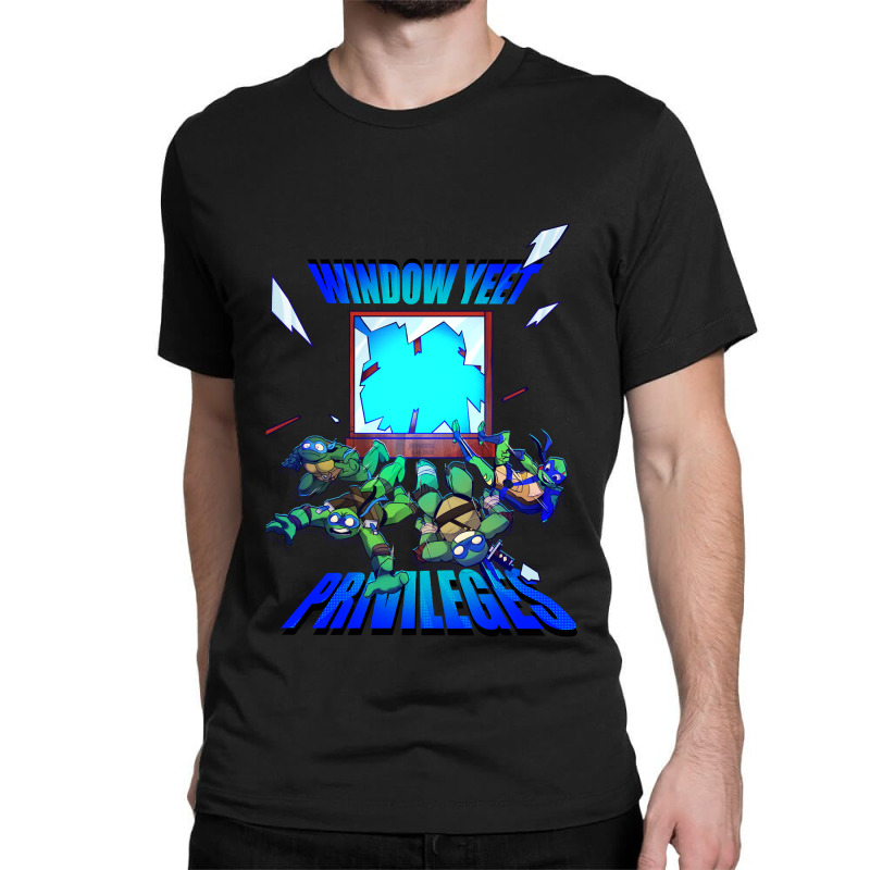 Graphic Picture  Super Turtle Bros Funny Men Classic T-shirt by DeshawnArtists | Artistshot