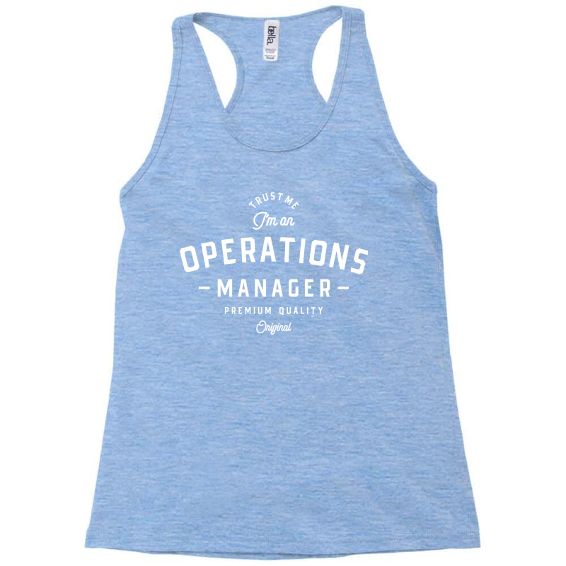 Operations Manager Racerback Tank by cidolopez | Artistshot