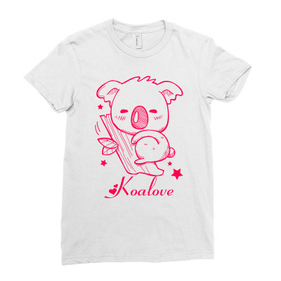 Koalove Ladies Fitted T-shirt Designed By Icang Waluyo