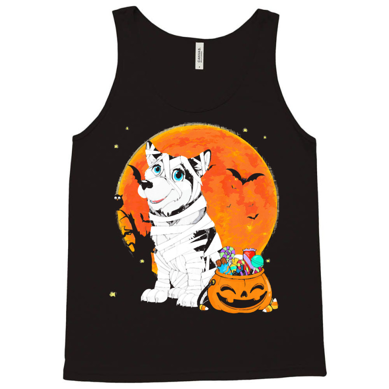 Alaskan Malamute Dog Candy Pumpkin T  Shirt Alaskan Malamute Dog Candy Tank Top | Artistshot