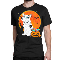 Alaskan Malamute Dog Candy Pumpkin T  Shirt Alaskan Malamute Dog Candy Classic T-shirt | Artistshot