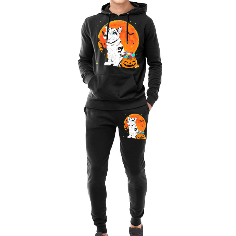 Alaskan Malamute Dog Candy Pumpkin T  Shirt Alaskan Malamute Dog Candy Hoodie & Jogger Set | Artistshot