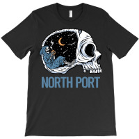 North Port T  Shirt Chilling Skeleton North Port T  Shirt T-shirt | Artistshot