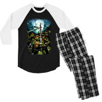 Vintage Movies  Family Lover Gifts Men's 3/4 Sleeve Pajama Set | Artistshot