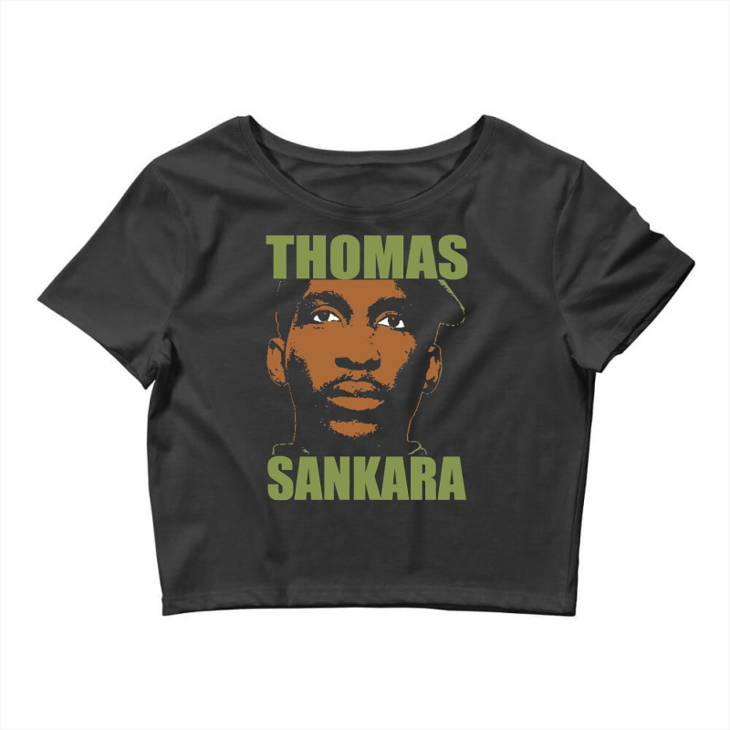 Character Animated Thomas Sankara Gifts Women Crop Top by Artist-Heliodoro | Artistshot