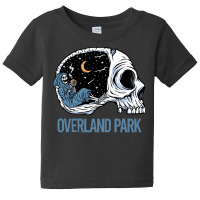 Overland Park T  Shirt Chilling Skeleton Overland Park T  Shirt Baby Tee | Artistshot